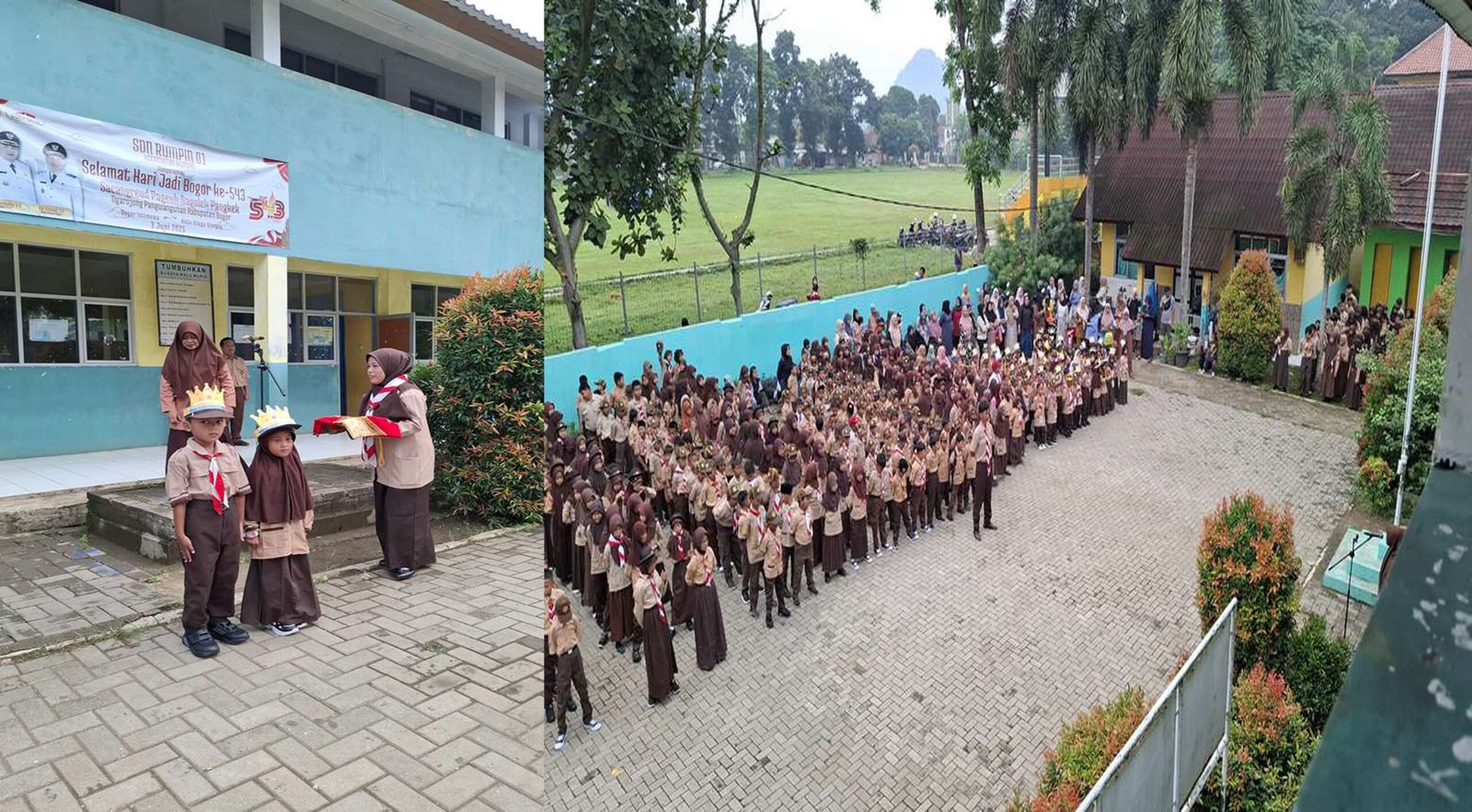 Sambutan Hari Petama MPLS Ibu Hamidah Laelasari, S.Pd Kepala Sekolah SDN Rumpin 01