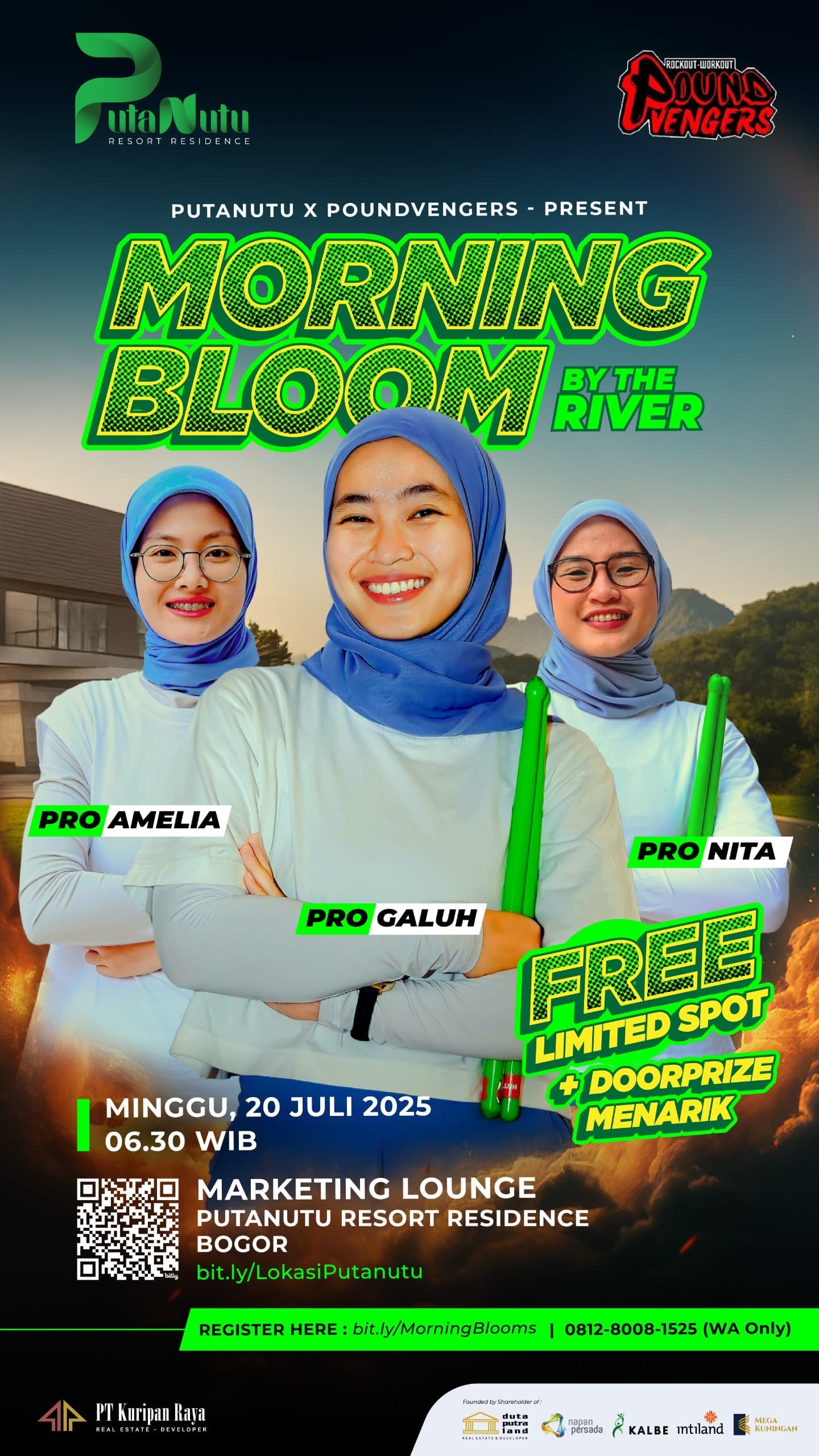 Yukk..daftarkan Diri Anda Acara Poundfit di PUTANUTU RESORT RESIDENCE